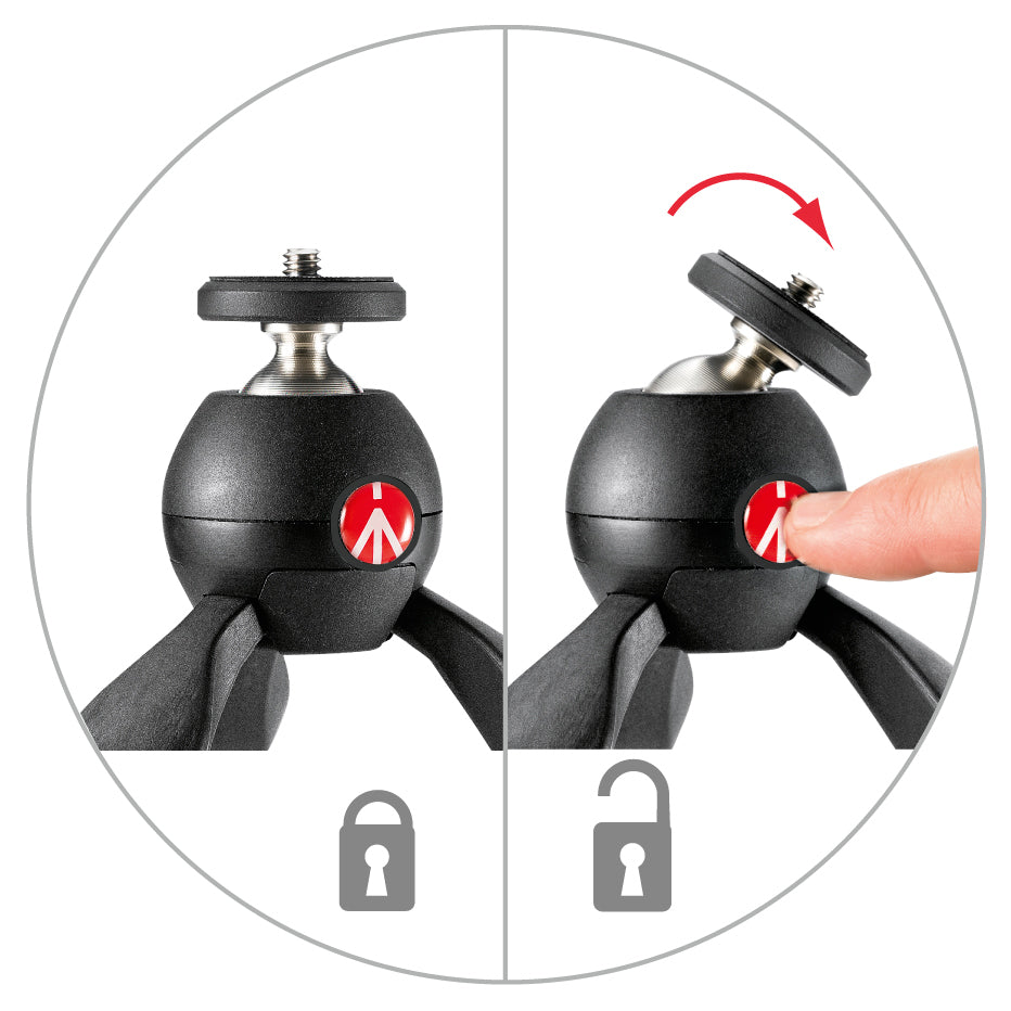 Manfrotto PIXI II Mini Tripod - Black