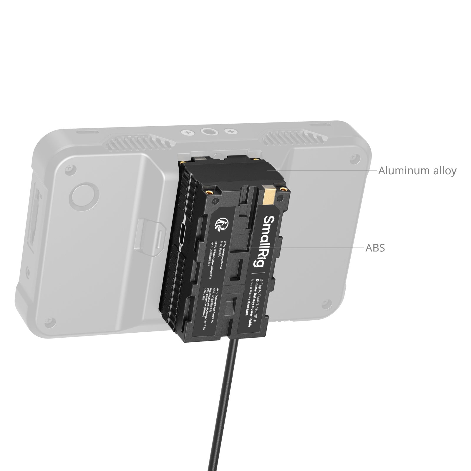 Двустранна дъми батерия NPF с USB Type-C SmallRig