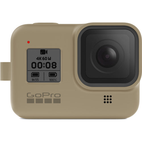 GoPro Silicone Sleeve and Adjustable Lanyard Kit for GoPro HERO8 (Sand)