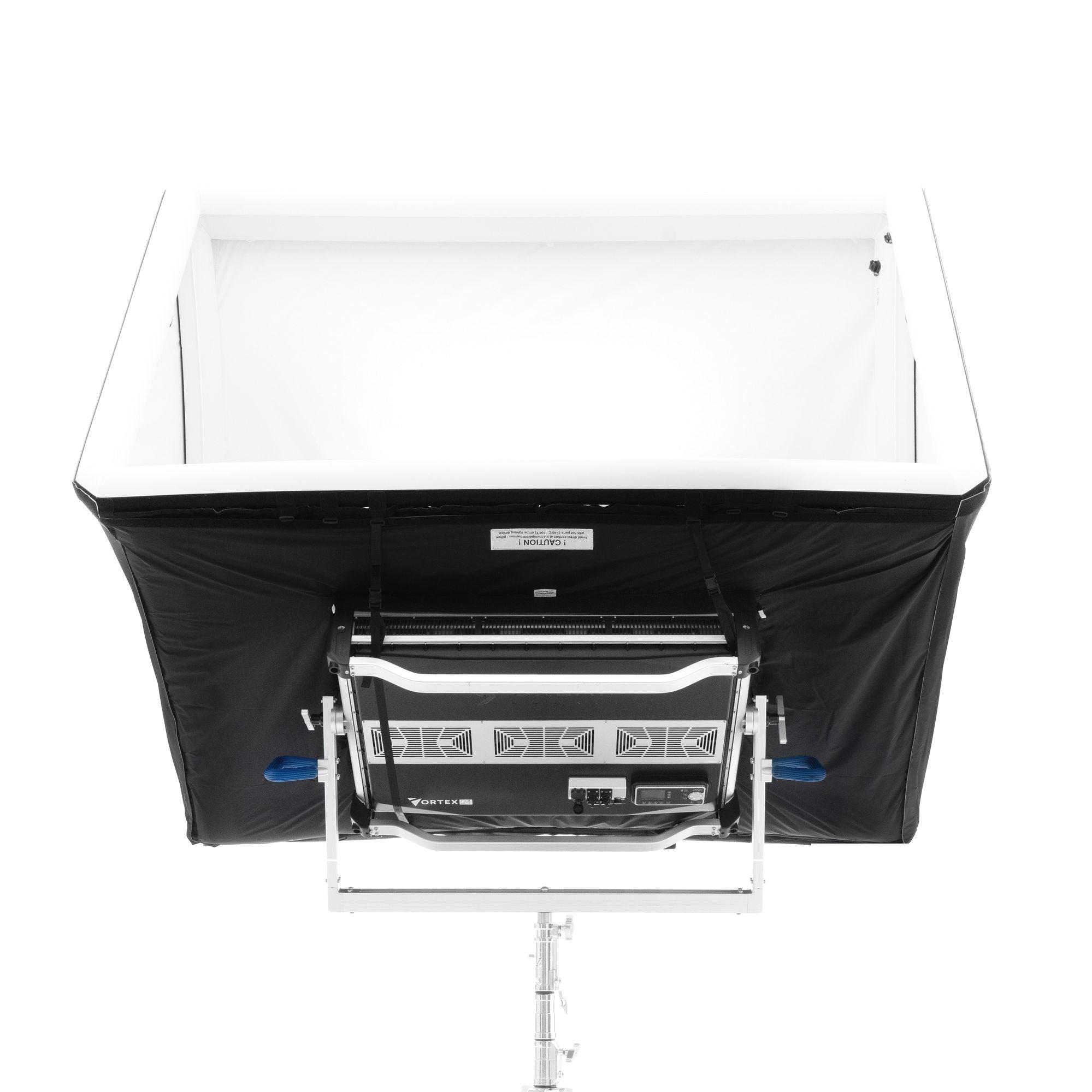 Надуваем софтбокс DoPChoice SnapBox AirGlow 2x2 за панели като Creamsource Vortex24 и Arri S360