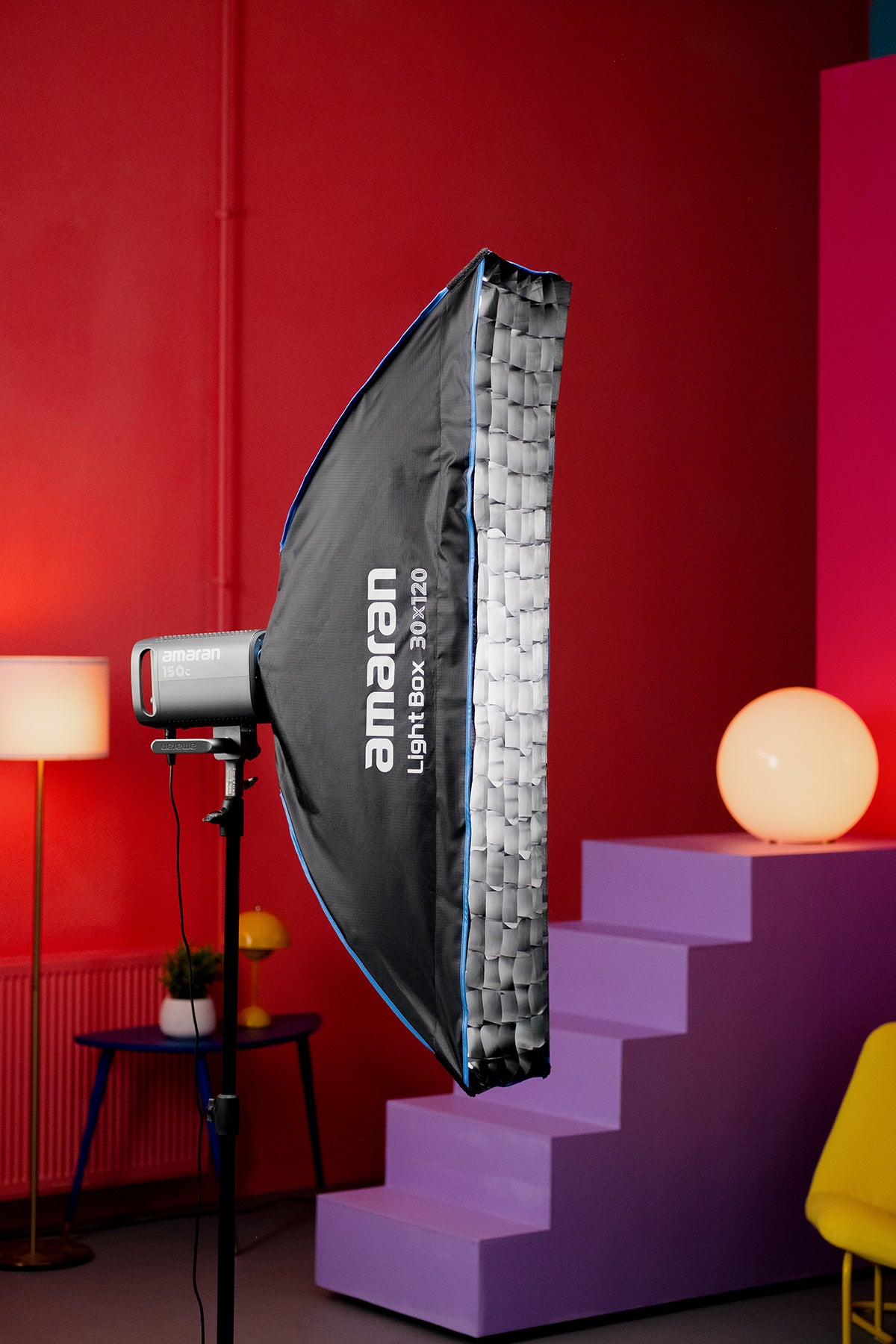 Правоъгълен софтбокс Amaran LightBox 30x120