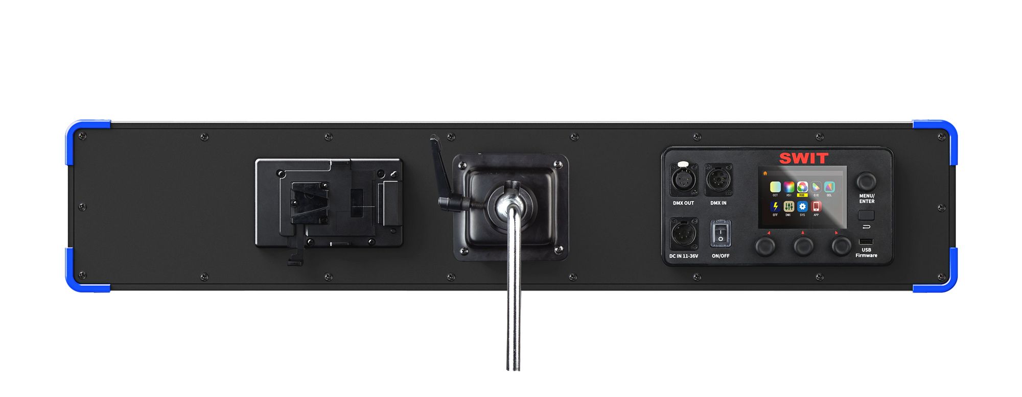 Диоден панел SWIT 100W VANGO-100L 8:1 RGBW Panel Light, 2.1cm ultra slim, V-Mount, DMX and APP
