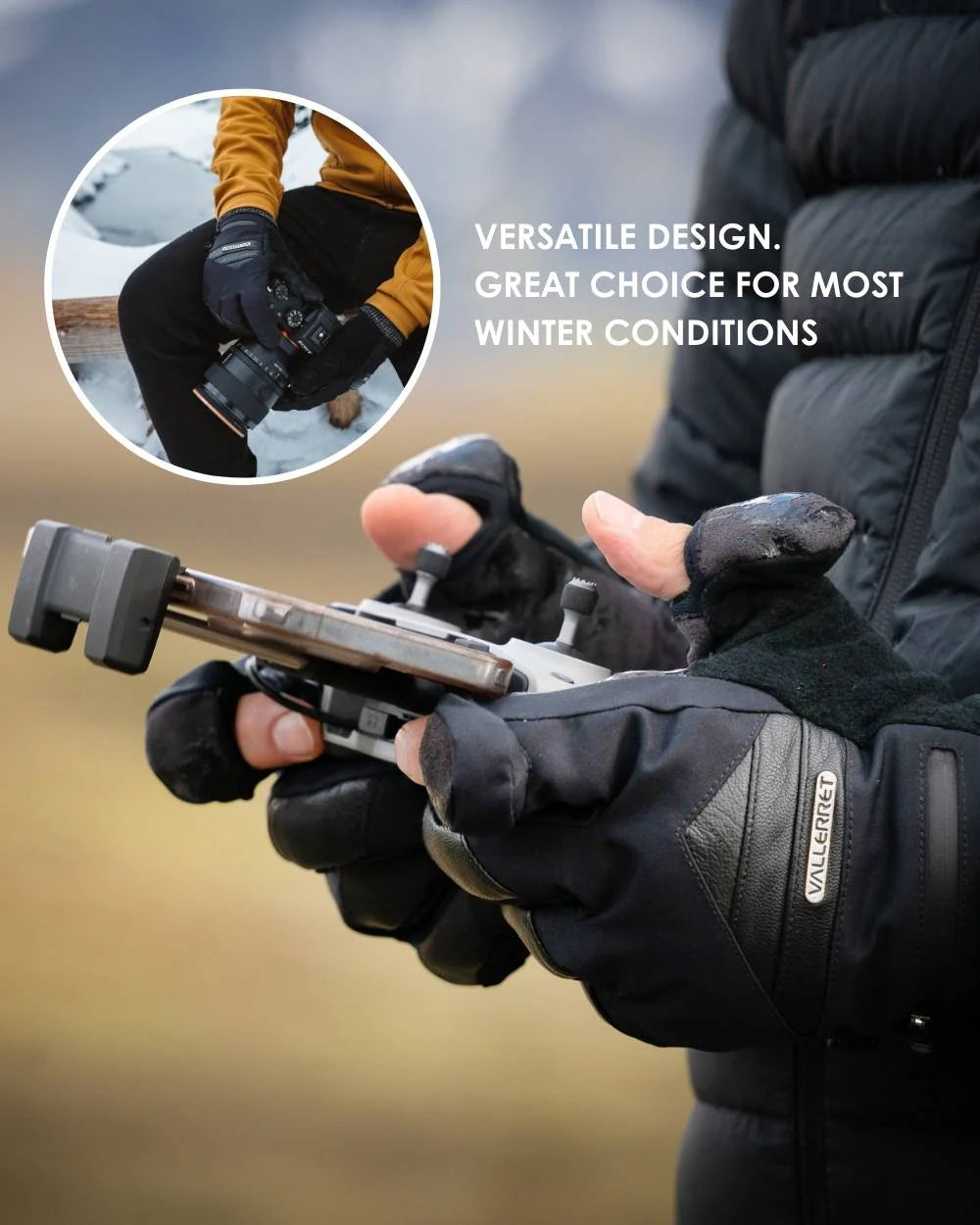 Фотографски ръкавици Vallerret Markhof Pro V3 (L размер)