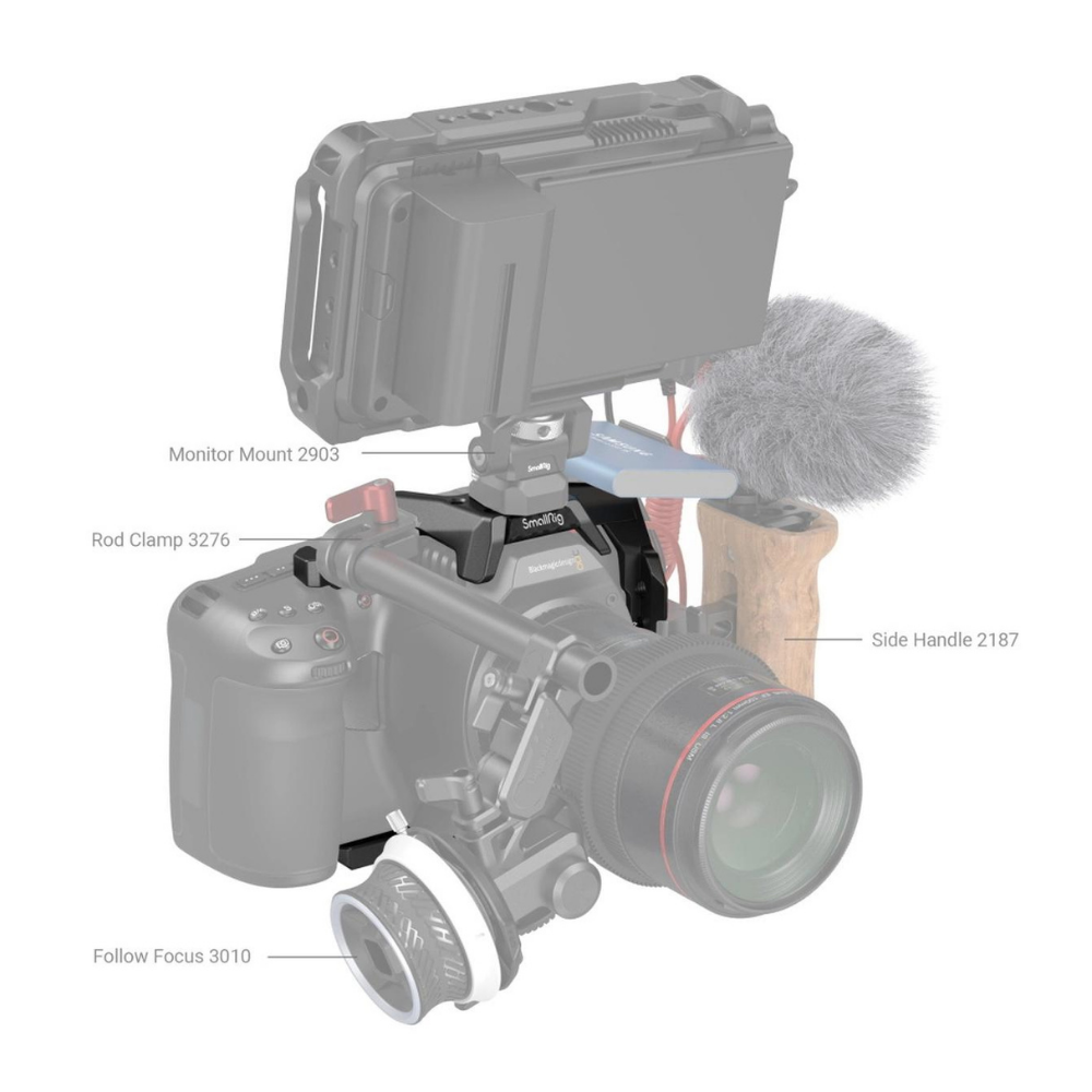 Полуклетка SmallRig за BMPCC 6K Pro