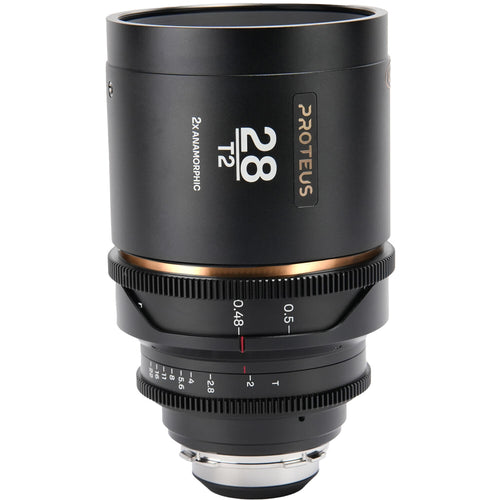Анаморфен обектив Laowa Proteus 2X Anamorphic 28mm T2  - Кехлибарен отенък - метров