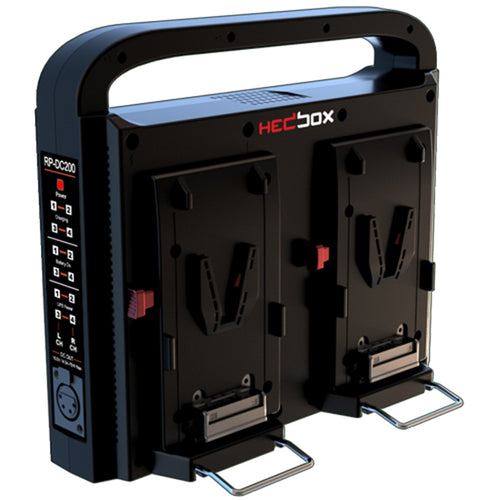 Hedbox Professional  Quad Simultaneous Battery Charger - V Lock Mount