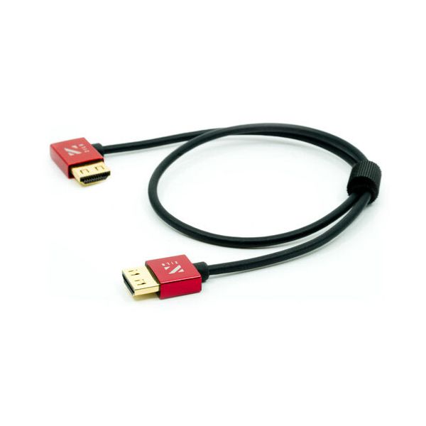 HDMI кабел ZILR 8K Hyper Thin Ultra High-Speed Ethernet Full  (A)към Full (A) ъглов - 50см
