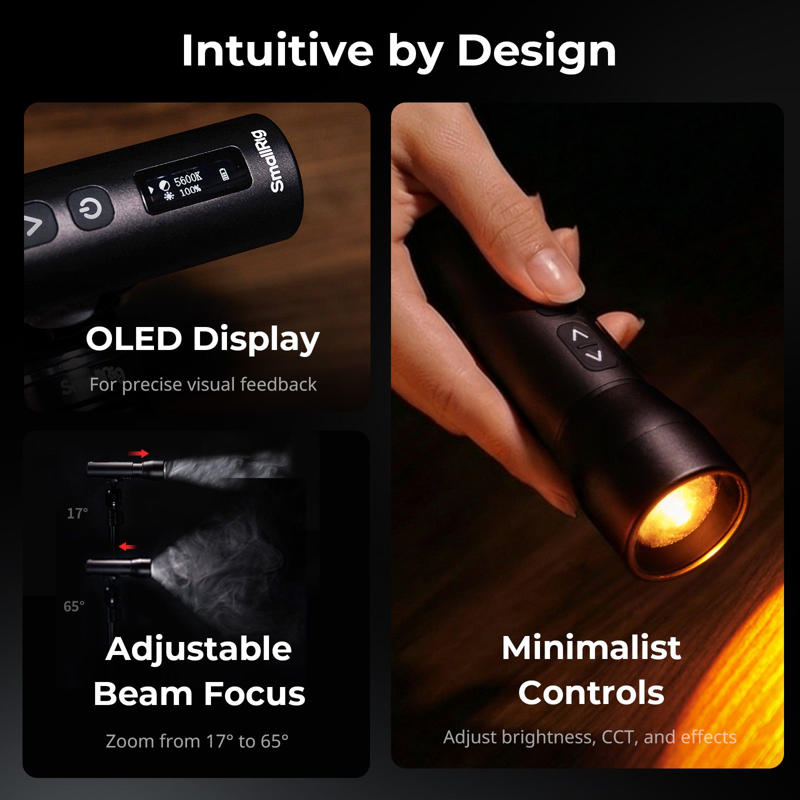 SmallRig RF 05B Portable Zoom LED Video Light