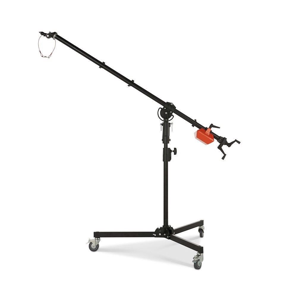Статив с напречно рамо (жираф) Manfrotto Avenger Superboom с колонен статив с колелца - 5г. гаранция