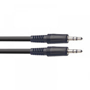 Кабел Stagg SAC1MPSMPSB 3.5mm стерео жак към 3.5mm стерео жак - 1m