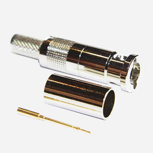 Micro BNC male connector - COAX CONNS 67-005-B66-EF MICRO BNC 12G UHD, Belden 1855A