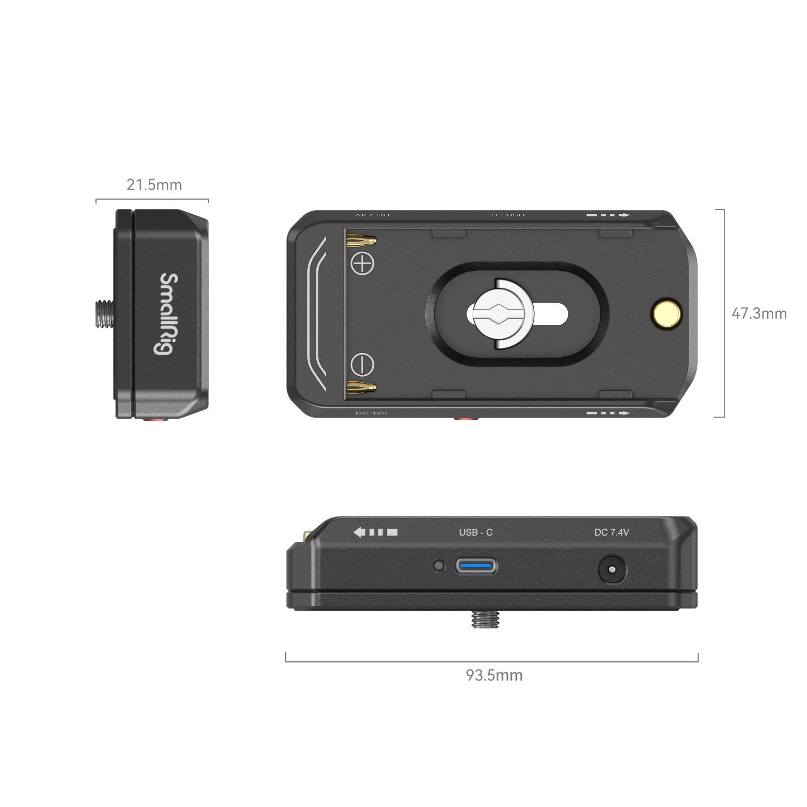 Монтажна плочка-адаптер на батерия NP-F (разширено издание) SmallRig