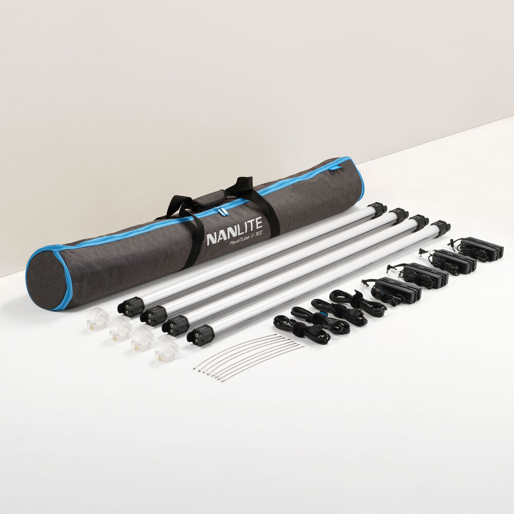 NANLITE Pavotube II 30C LED RGBWW Tube Light 4KIT