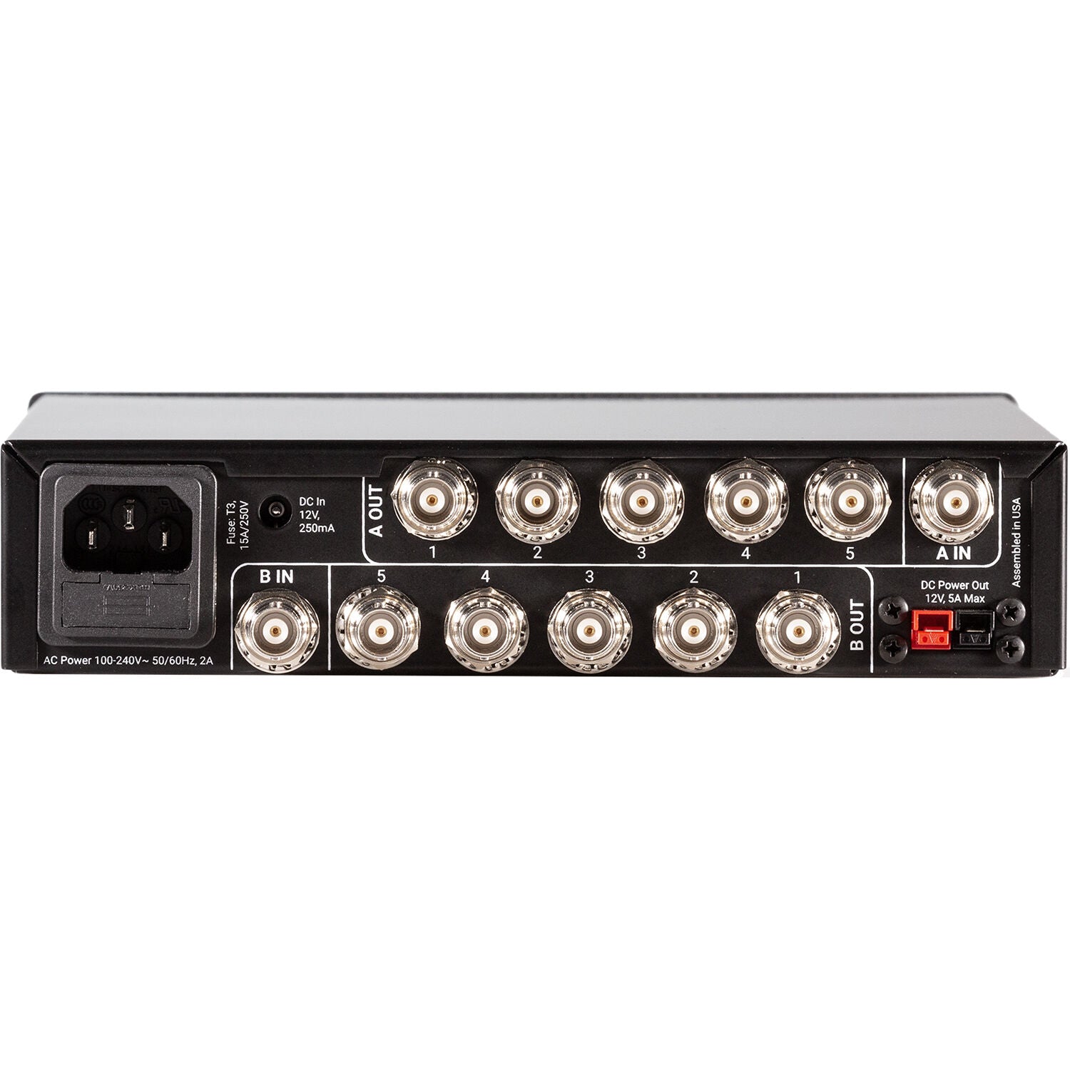 RF Venue DISTRO5 HDR 5-канална UHF антенна дистрибуционна система  (470 to 698 MHz)