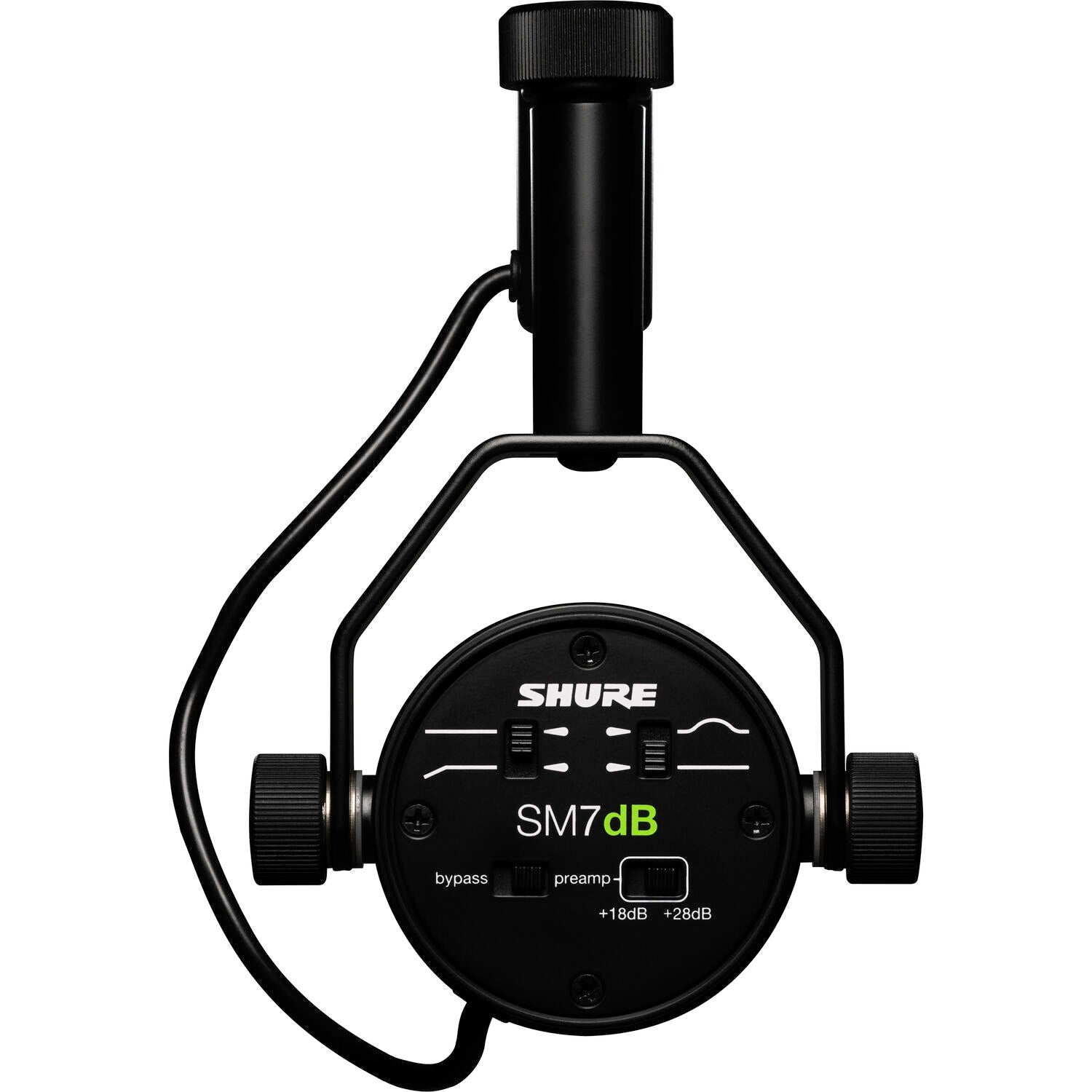 Вокален студиен микрофон Shure SM7dB с вграден предусилвател - динамичен