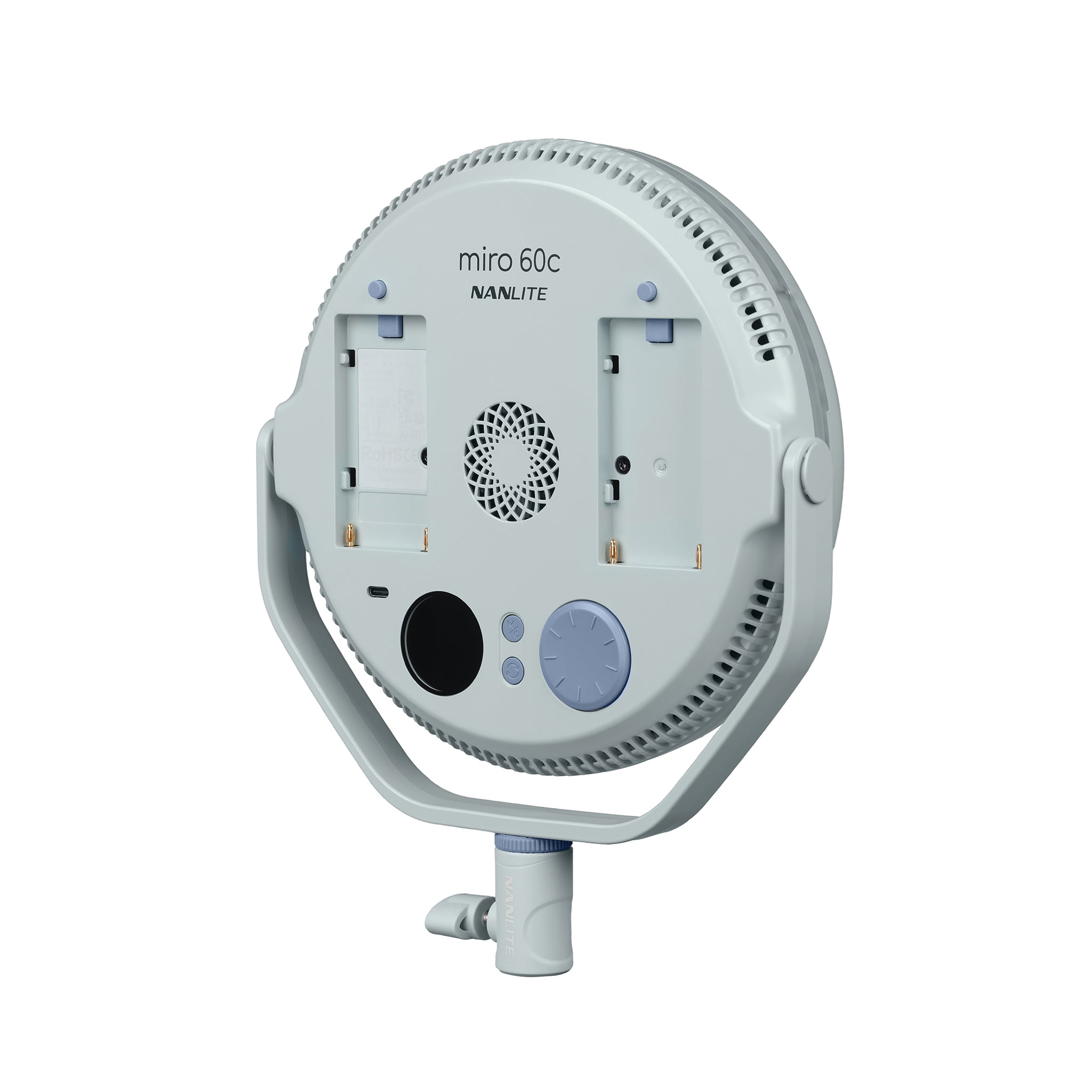 Кръгъл диоден панел NANLITE miro 60c LED Full-color (Mint Blue)