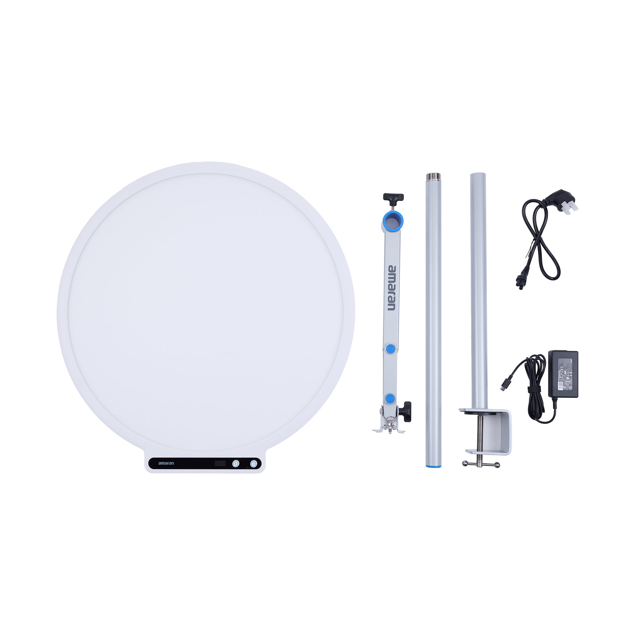 Диоден кръгъл панел Amaran Verge Max Bi-Color (White)