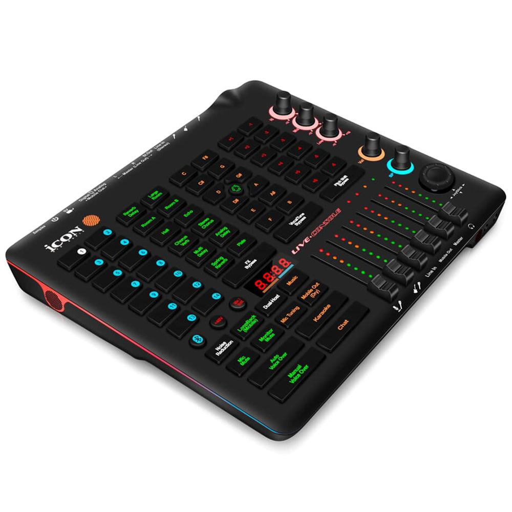 iCon Live Console Live Steaming Audio Processing Interface