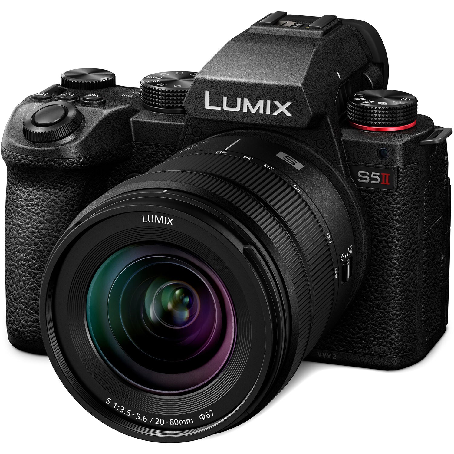 Photocamera double kit Panasonic Lumix S5 II kit with Lumix S 20-60 f3.5-5.6 and 50mm f1.8