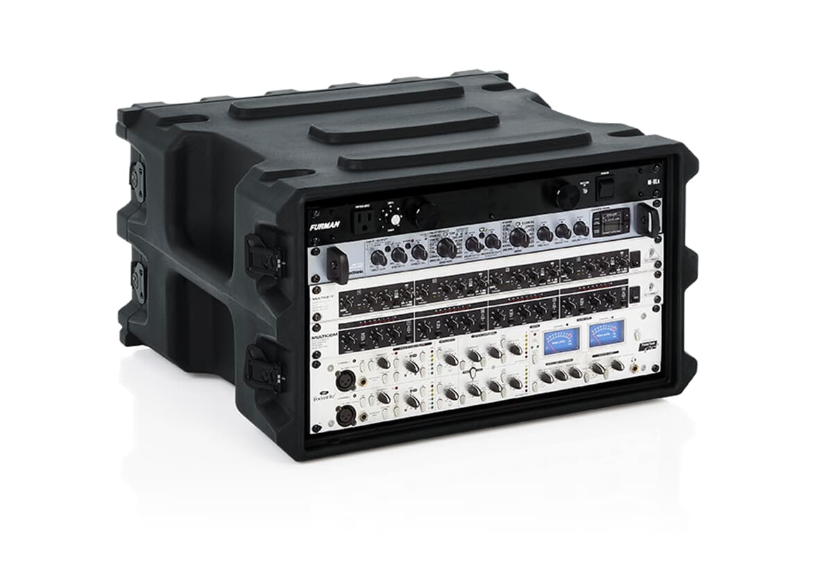 Аудио рак  Gator Frameworks 6U, 19 inches Deep Molded Audio Rack