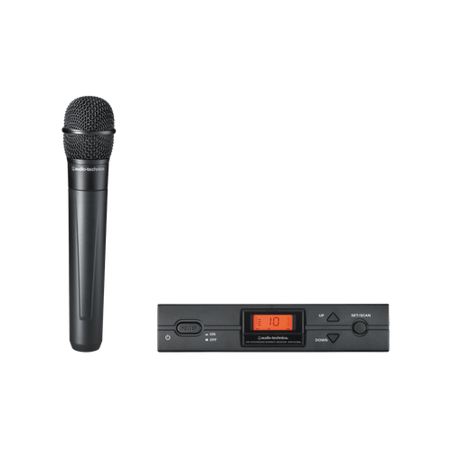 Безжична система Audio-Technica ATW-2120C U 606.500 – 629.900 MHz - Ръчен микрофон и настолен приемник