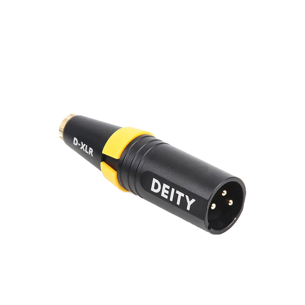 Преходник Deity D-XLR (XLR към 3.5 TRS адаптер, предава фантомно захранване)