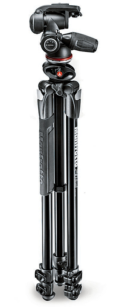 Manfrotto 290 Dual комплект с 3-позиционна глава и 90° колона - 10г. гаранция