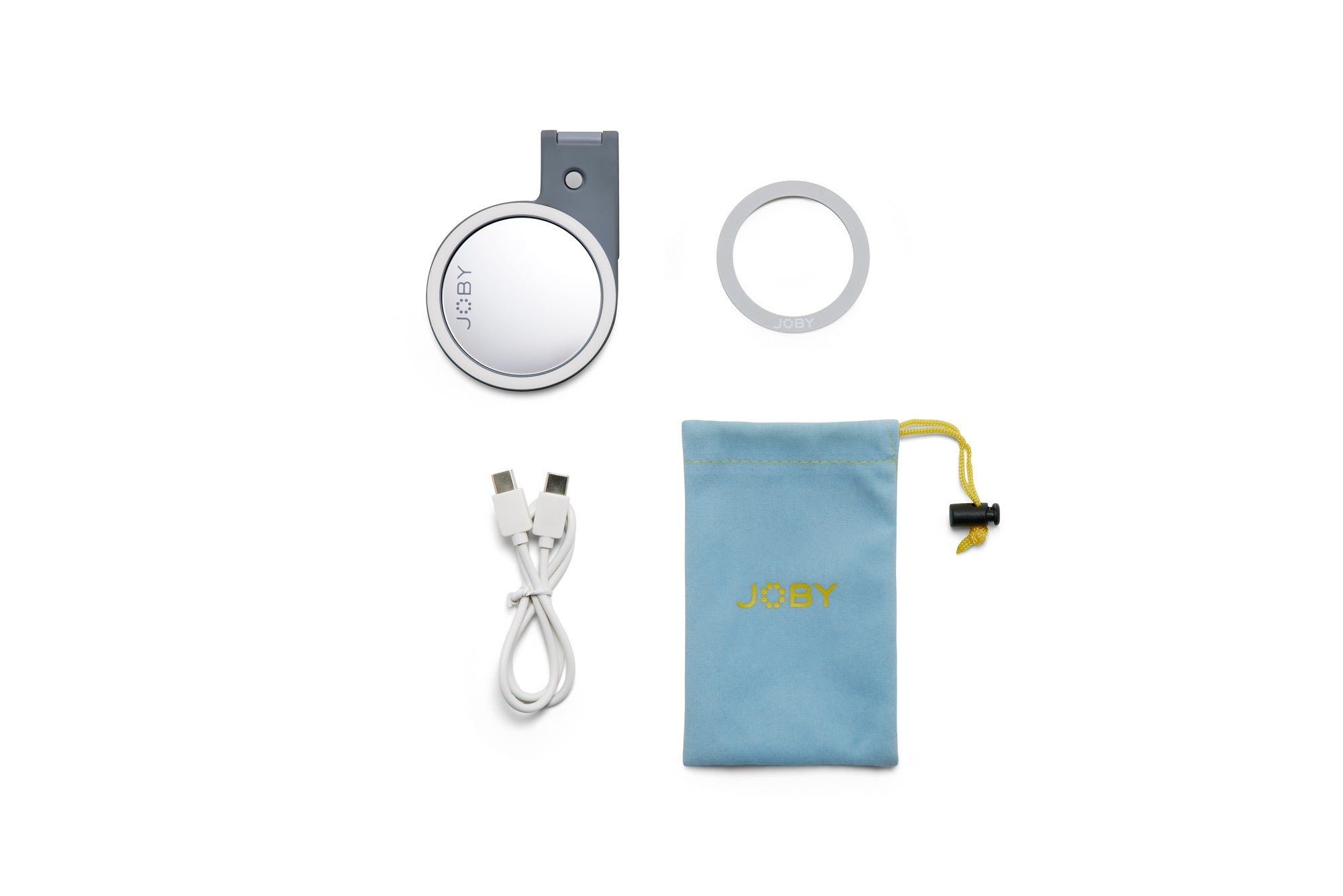Рингово осветление Joby Beamo с MagSafe - сив