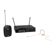 Безжична система Shure SLXD14E/153B-H56 (518-562 MHz) бодипак, приемник и хедсет за ухо - черно