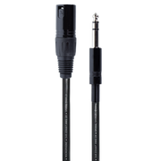 Балансиран адаптерен кабел CORDIAL EM 1 MV – XLR мъжки към 6.3 мм стерео жак, 1 м