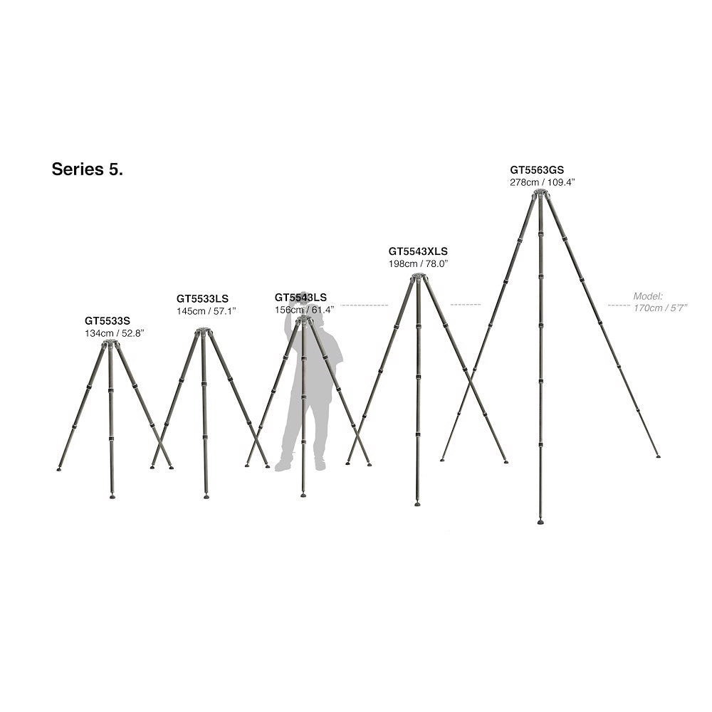 Gitzo tripod Systematic series 5 long, 3 sections