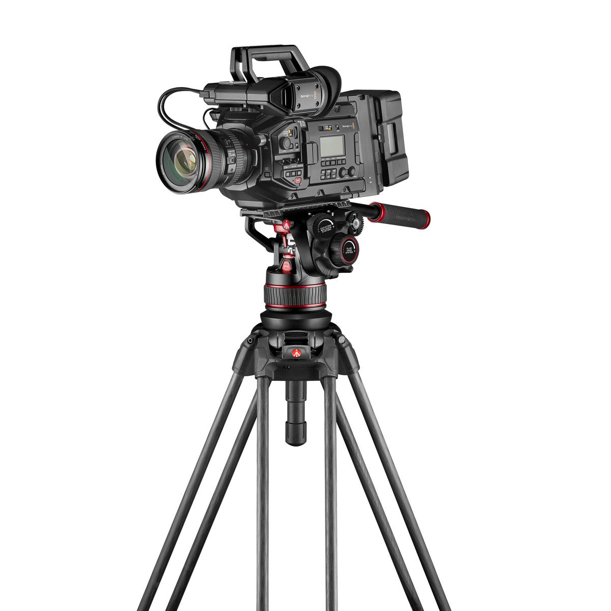 Manfrotto Nitrotech 608 series with 645 Fast Twin Carbon Tripod