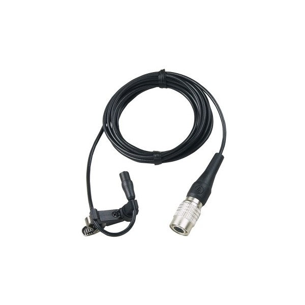 Микрофон брошка Audio-Technica AT899cW с накрайник за безжична система AT - Черен