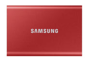 SSD диск, Samsung T7 1TB - USB-C 3.2, 1050 MB/s read, 1000 MB/s write, червен