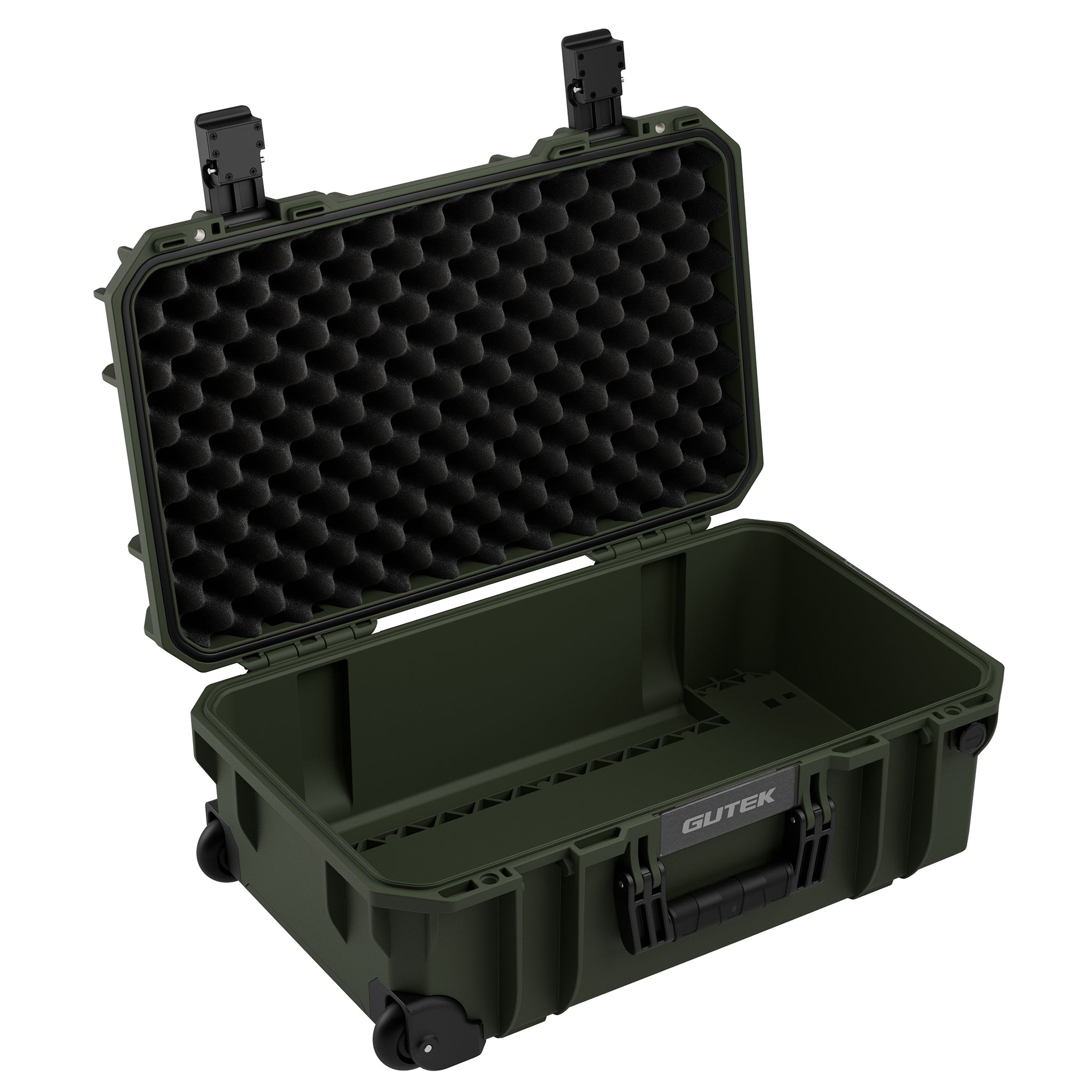Твърд куфар с колелца GUTEK Tortoise T-300 Olive Drab Green - IP67