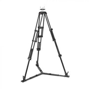 Manfrotto Alu Twin Leg алуминиева видео основа с 100/75mm боул и подов паяк- разопакован