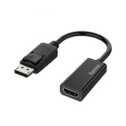 Адаптер Hama, DisplayPort Мъжко - HDMI Женско, Ultra HD, 4k, Черен