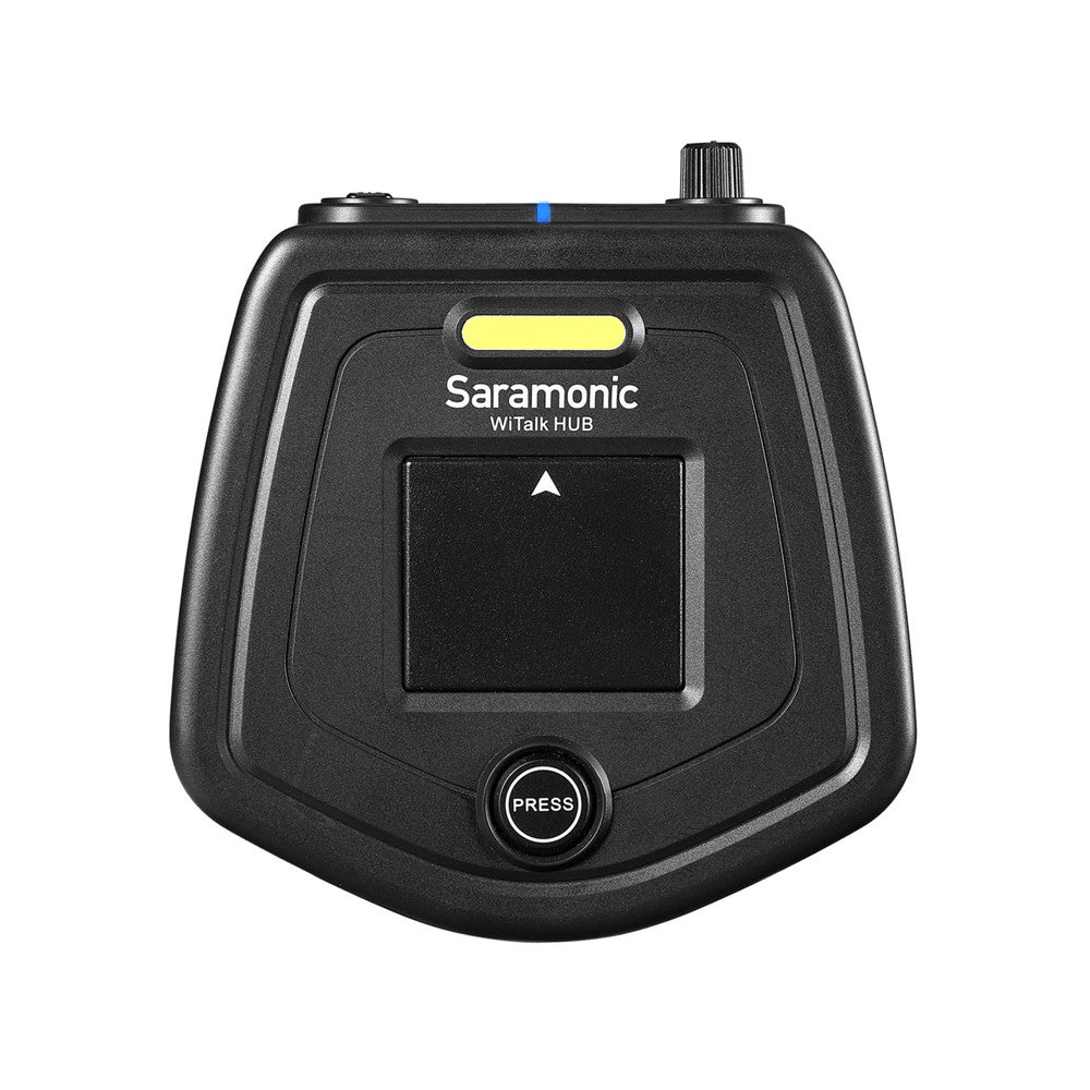 Saramonic WiTalk-Hub Base Station for up to 8 Wireless & 1 Wired Intercom Headsets with Belt Clip & Link