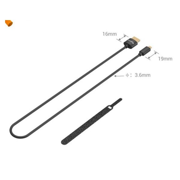 HDMI към micro HDMI Slim кабел 55см - SmallRig 3043B