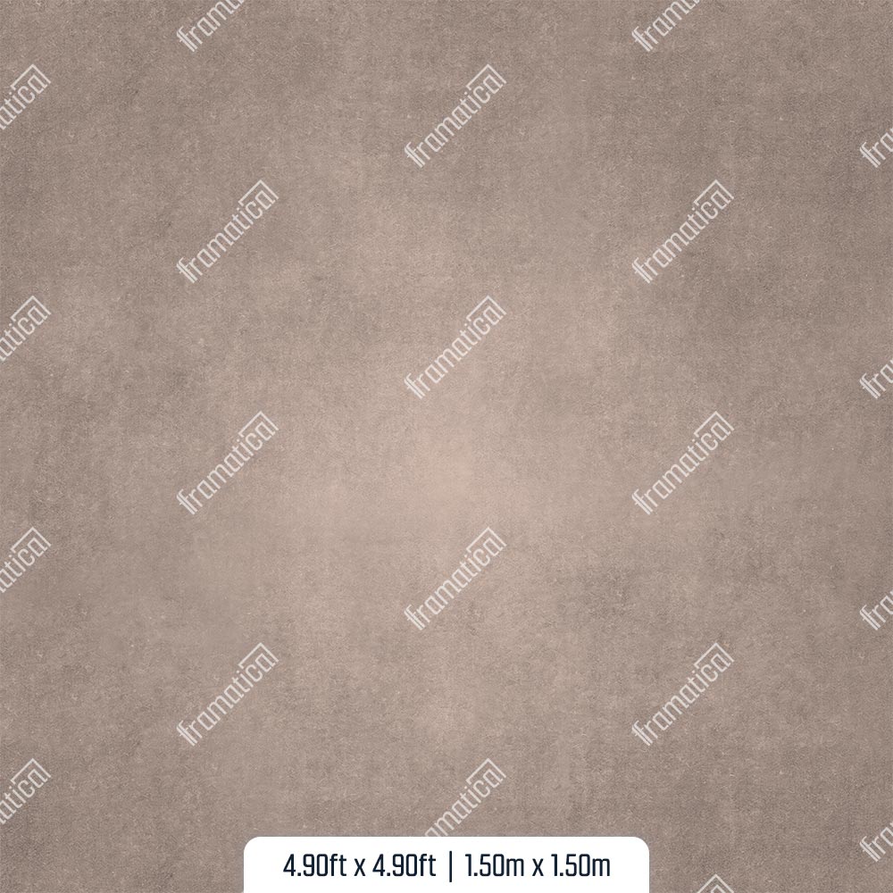 Warm Brown Cement-Look Mat Floor - 1.50m x 1.50m
