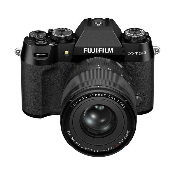 FUJIFILM X-T50 Mirrorless Ca/2.8-4.8 Lens mera with XF 16-50mm Black