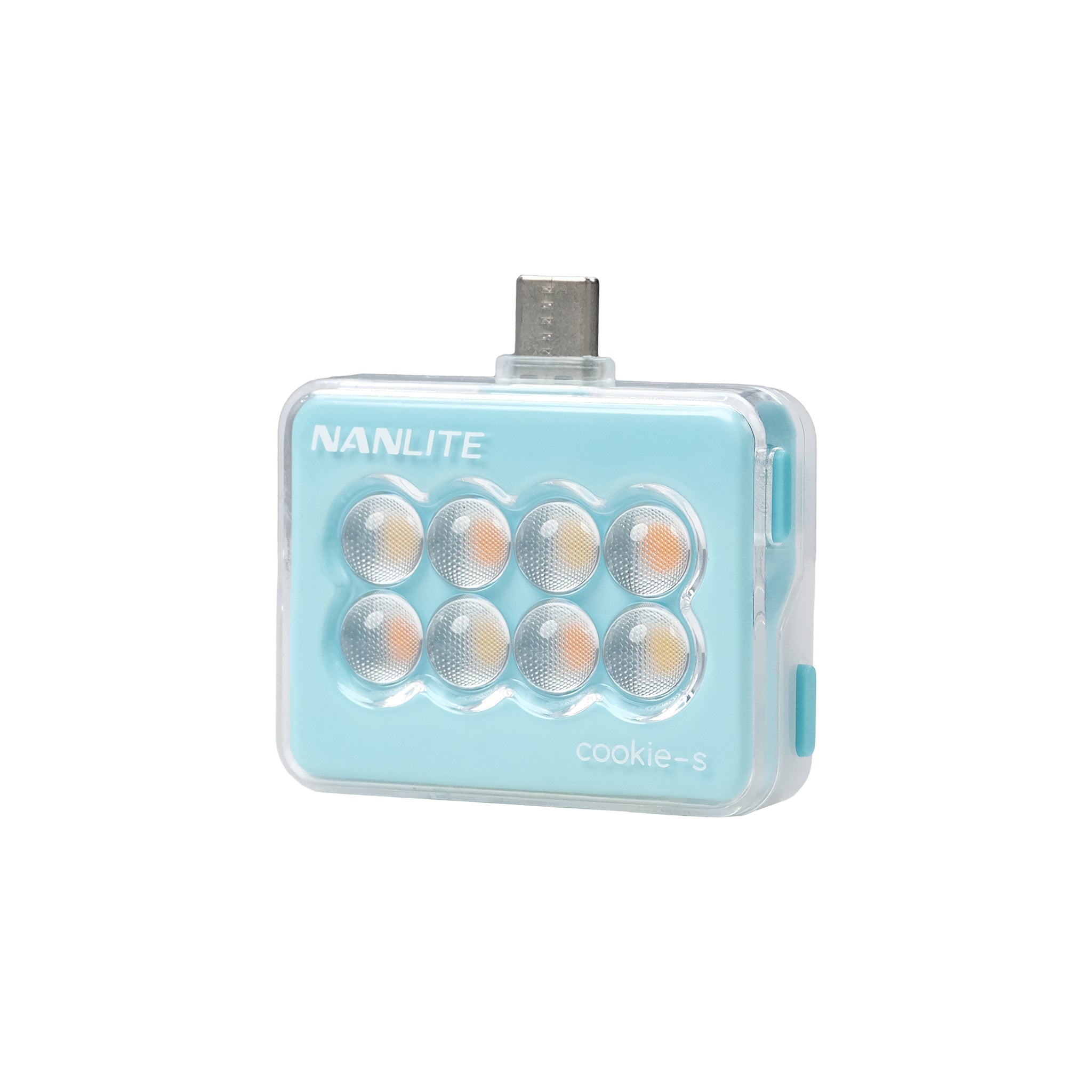 NANLITE cookie-s LED Mini Light (Cyan Blue)