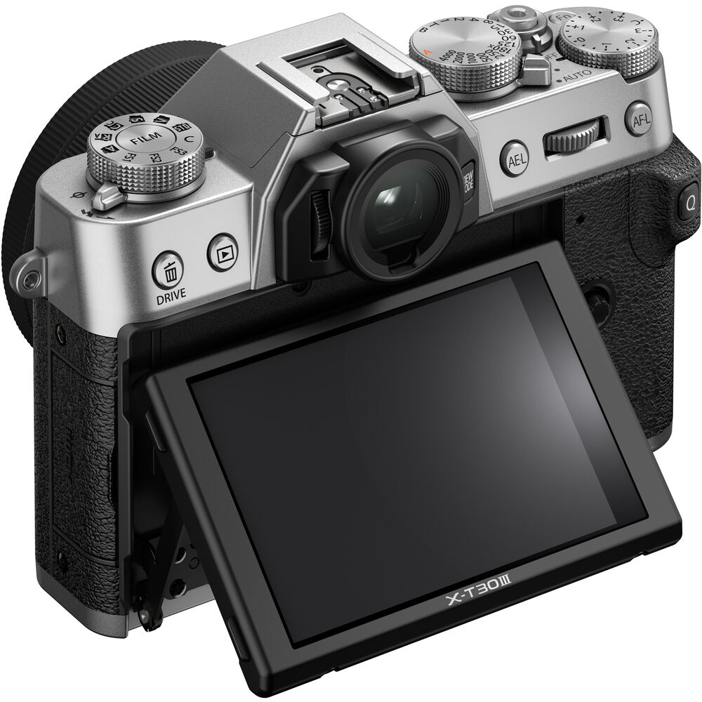 Фотоапарат Fujifilm X-T30 III (Сребърен) с обектив Fujifilm XC 13-33mm f/3.5-6.3