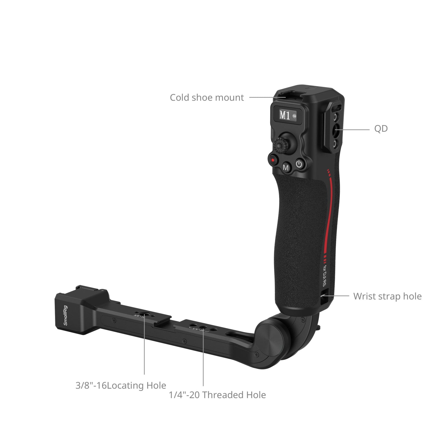 Двойна ръкохватка за управление на фокуса за DJI RS Series SmallRig 4327