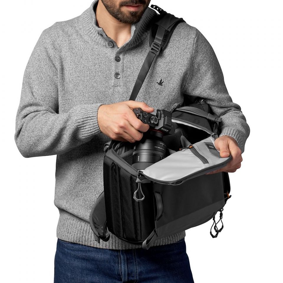 Раница Lowepro Photo Active BP 200 AW - черно/сиво - 16L