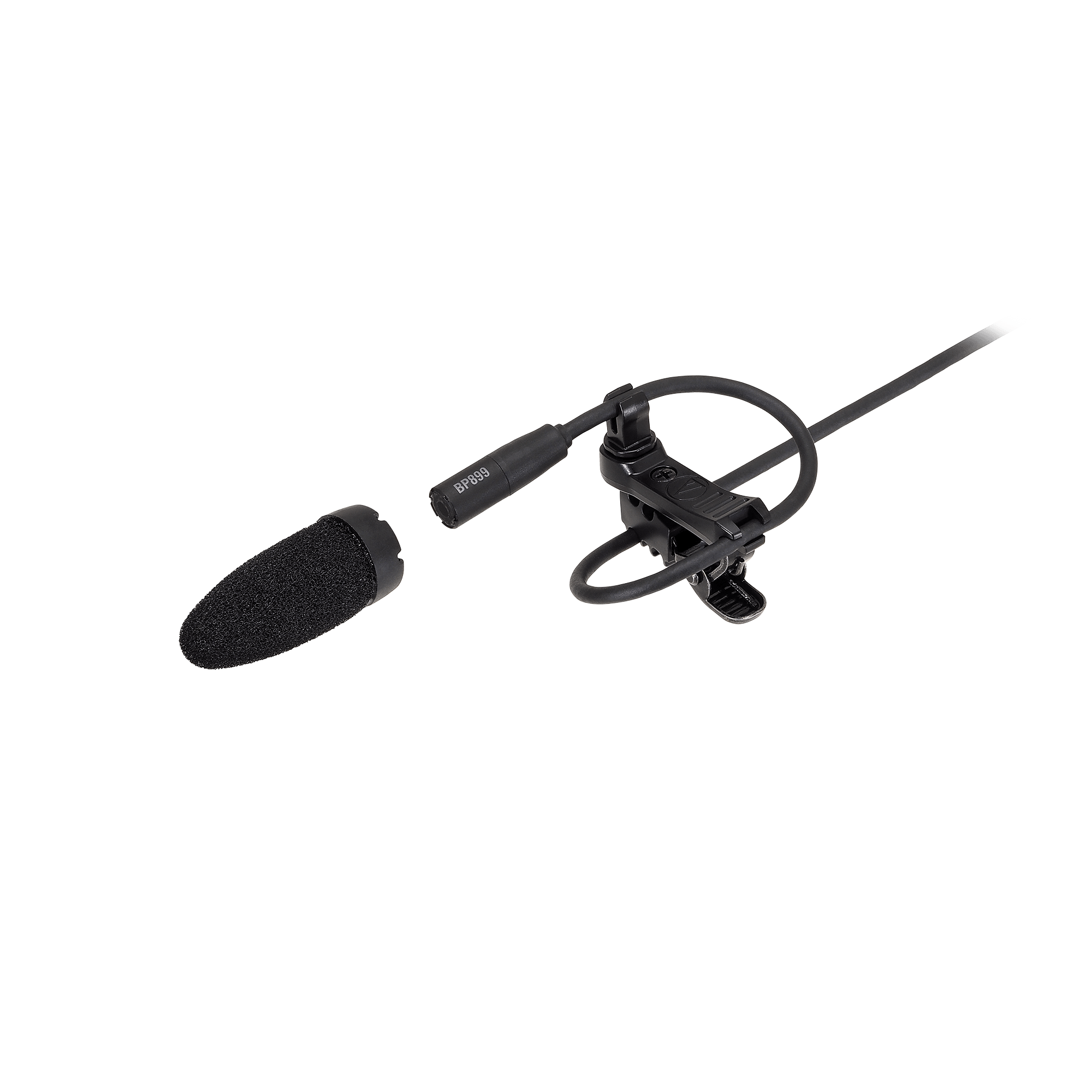 Микрофон брошка Audio-Technica  BP899cH Омнидиректна - 1.4m - за безжични системи - черно