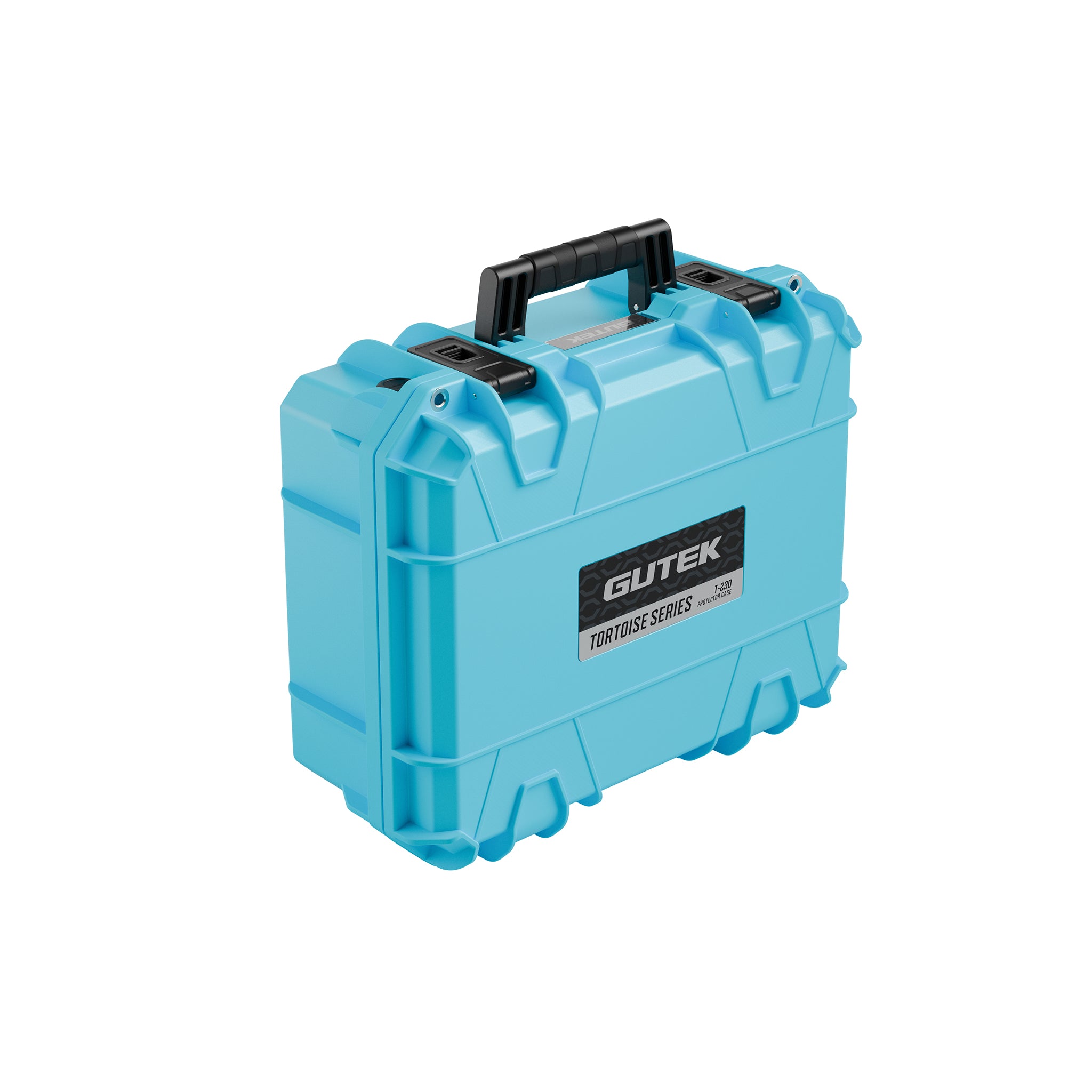 Твърд куфар GUTEK Tortoise T-230 Azure Blue - IP67