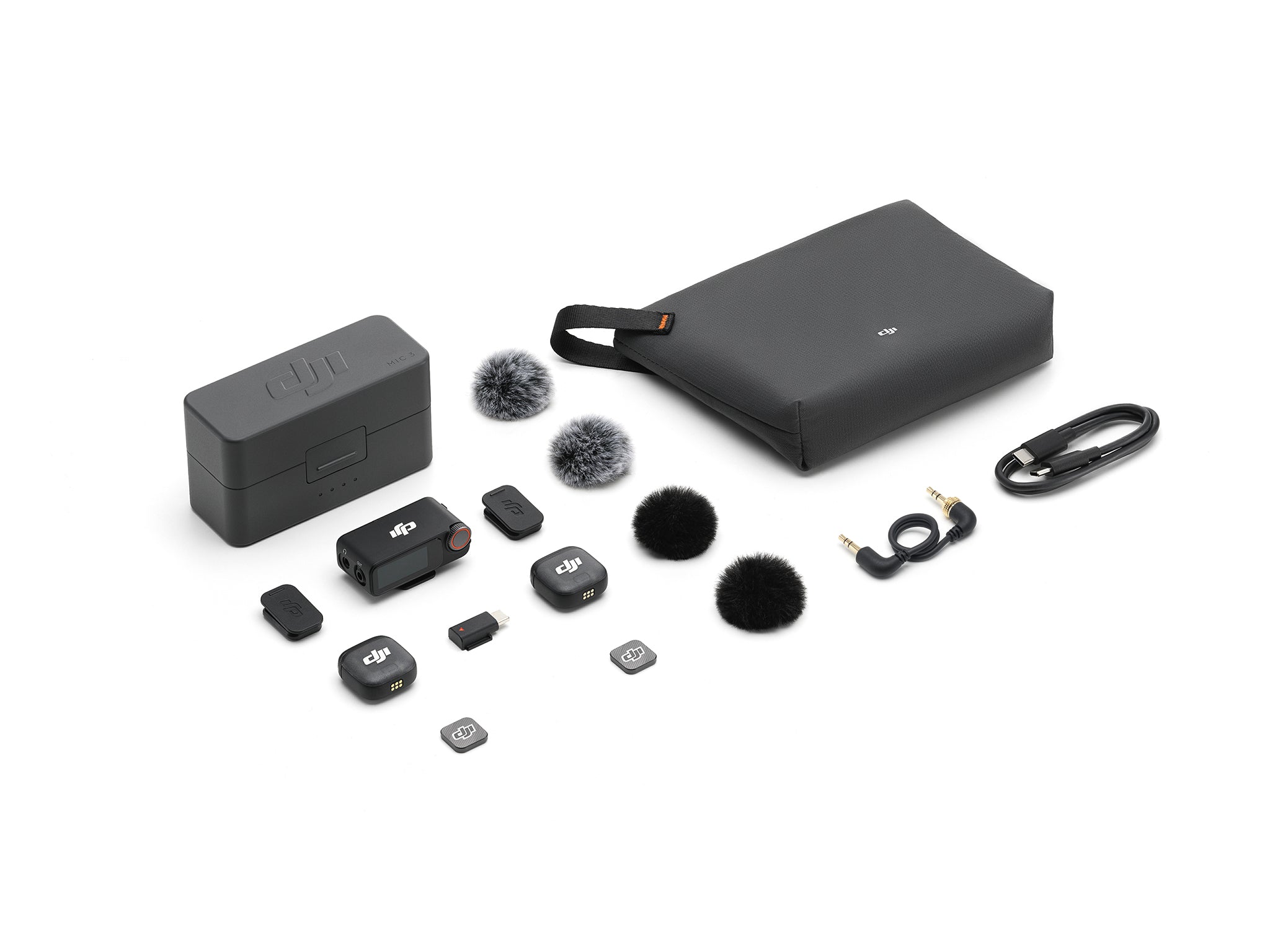 DJI Mic 3 Безжична система  (2 TX + 1 RX + Charging Case)
