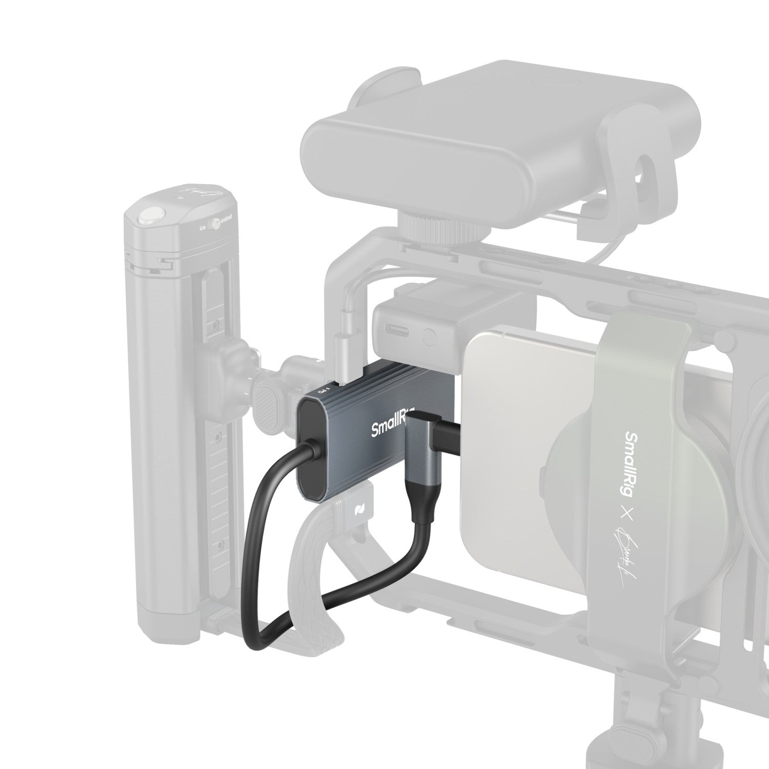 SmallRig 4-в-1 USB-C хъб PD 100W с аудио адаптер 4598