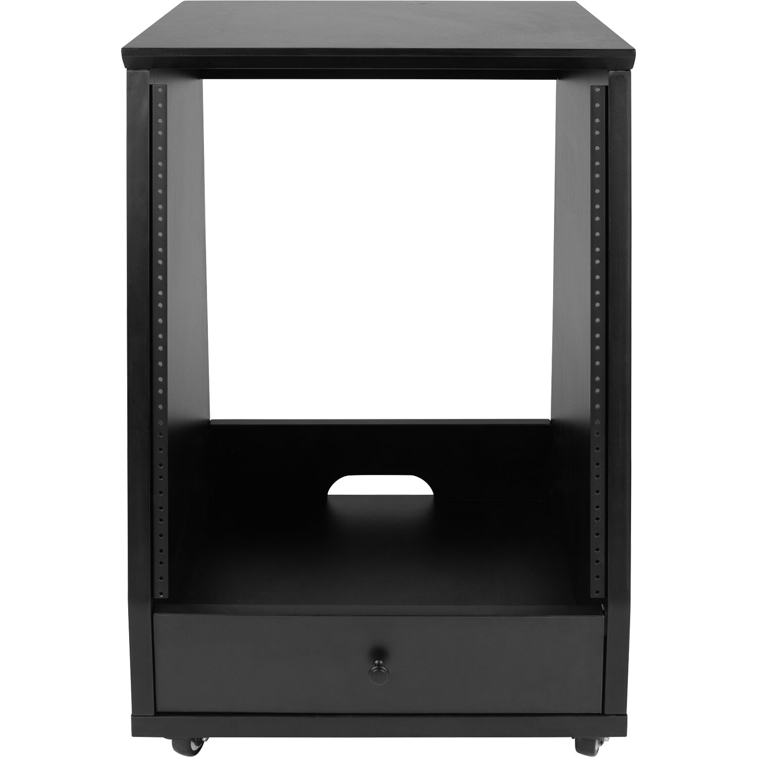 Рак шкаф с колелца Gator Frameworks Studio Rack - 12U Черен